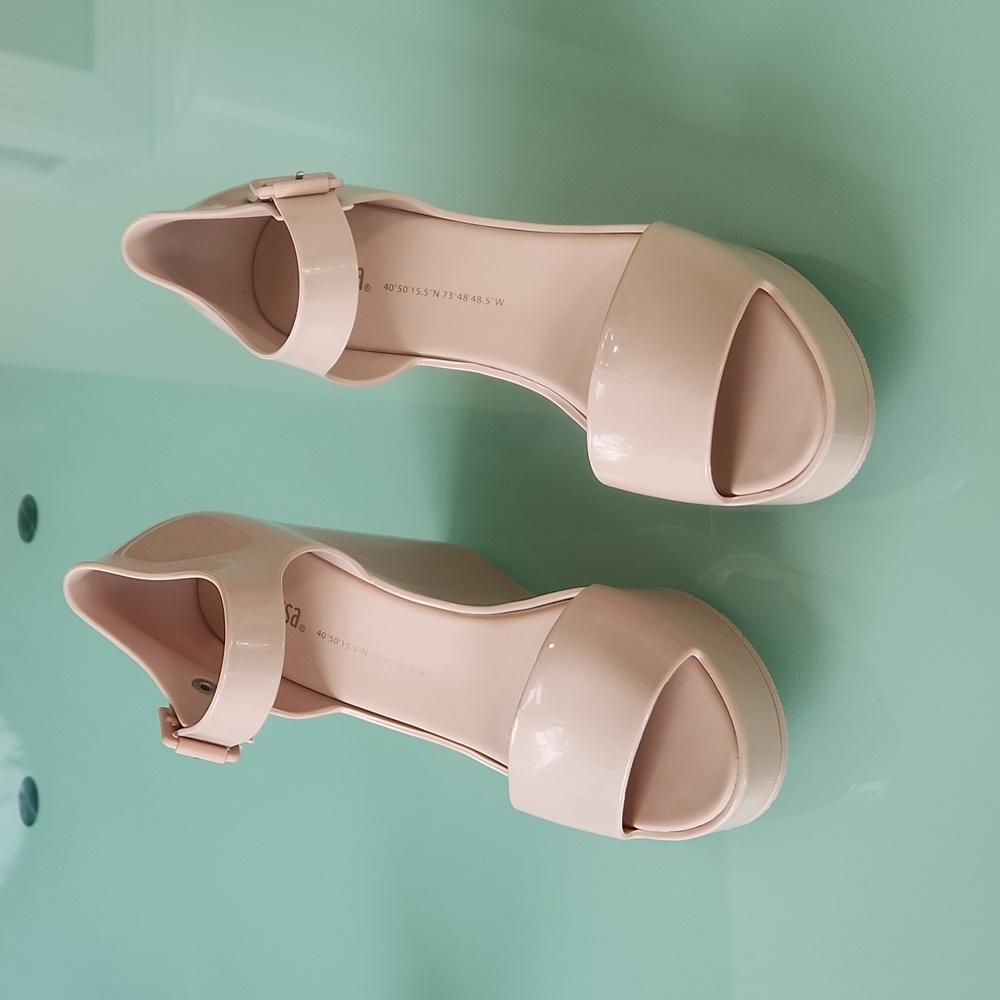 Melissa Mar Wedge - pink nude